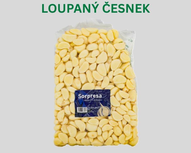 Loupaný česnek