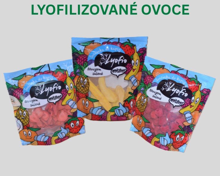 Lyofilizované ovoce a ovocné plátky